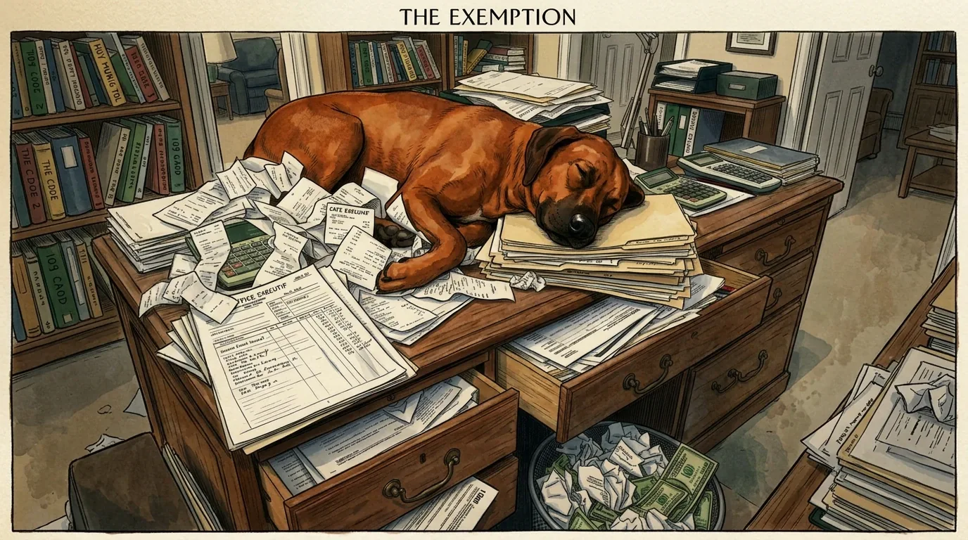 The Exemption — Ronin, Chief Avoidance Officer — bookkeeping cleanup for Tucson small businesses
